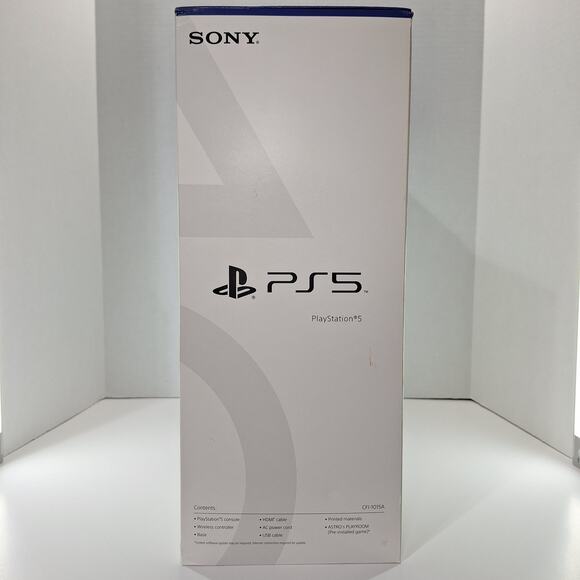 Sony PlayStation 5 PS5 825GB CFI-1100A01 Game Console Full  Sony PlayStation 5 PS5 White 825GB CFI-1015A Empty Box & Packaging - No Console
